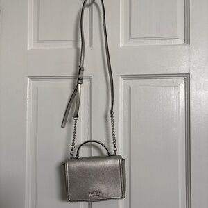Silver Kate Spade crossbody